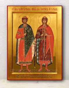 Икона «Борис и Глеб, благоверные князья» Анапа