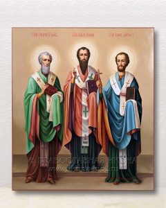 Икона «Василий Великий, Григорий Богослов и Иоанн Златоуст» Анапа